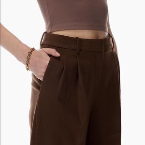 ♥️SOLD♥️Babaton Pleated Pant - Coffee Bean - Size 0